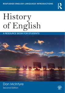 History of English A Resource Book for Students 2nd Edition