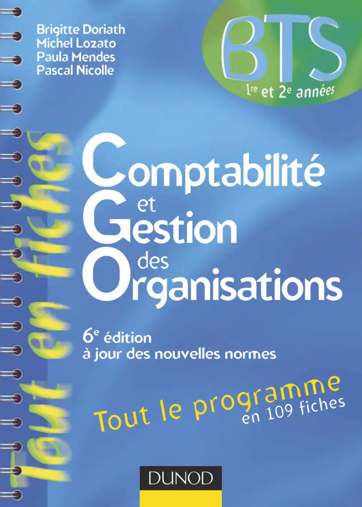 Comptabilite et Gestion des Organisations