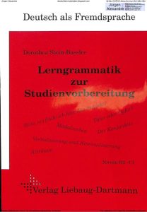 Lerngrammatik zur Studienvorbereitung